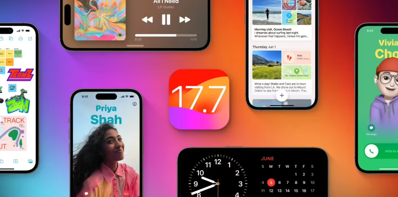 渭源苹果手机维修分享苹果 iOS / iPadOS 17.7.1 正式版推送 
